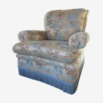 Velvet armchair