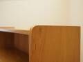 Danish ash veneer bookcase with adjustable shelves, 1970s