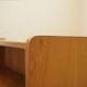 Danish ash veneer bookcase with adjustable shelves, 1970s