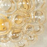 Space Age wall or ceiling lamp by Doria Leuchten, bubble glass, 1970s