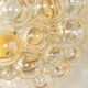Space Age wall or ceiling lamp by Doria Leuchten, bubble glass, 1970s