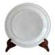 Vintage Ceramano Germany Grey Stoneware Dinner Plate | Mid-Century
