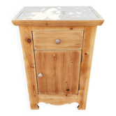 Confiturier vintage en pin massif 