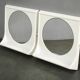 Pair of Italian Space Age Terry Plastic Mirrors, 1970s