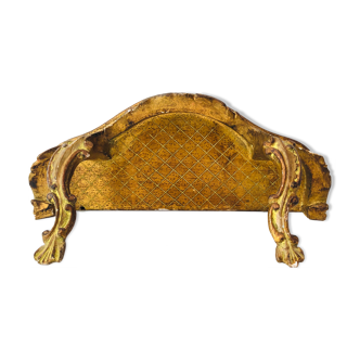 Old gilded wooden console