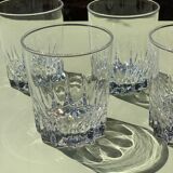 5 vintage whiskey glasses