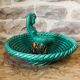 Ceramic cup with mermaid decoration