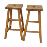Paire de tabourets de bar