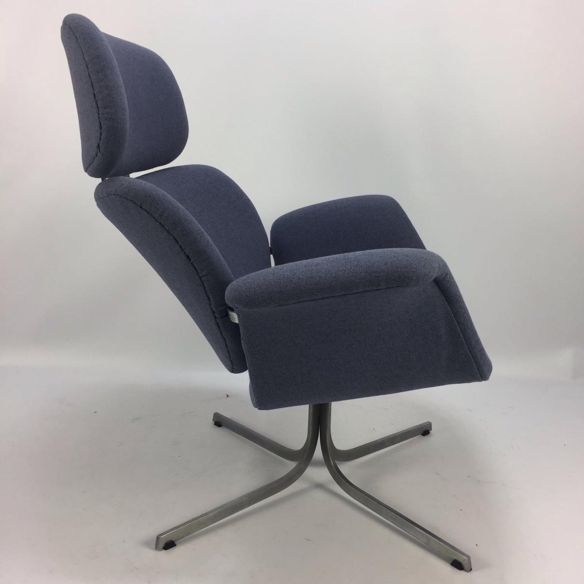 Tulip Chair with Ottoman by Pierre Paulin for Artifort 1960