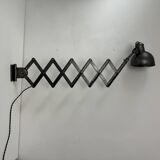 Antique bauhaus accordion wall lamp