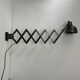 Ancienne lampe applique accordeon bauhaus