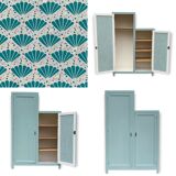 Asymmetrical Parisian wardrobe 1940