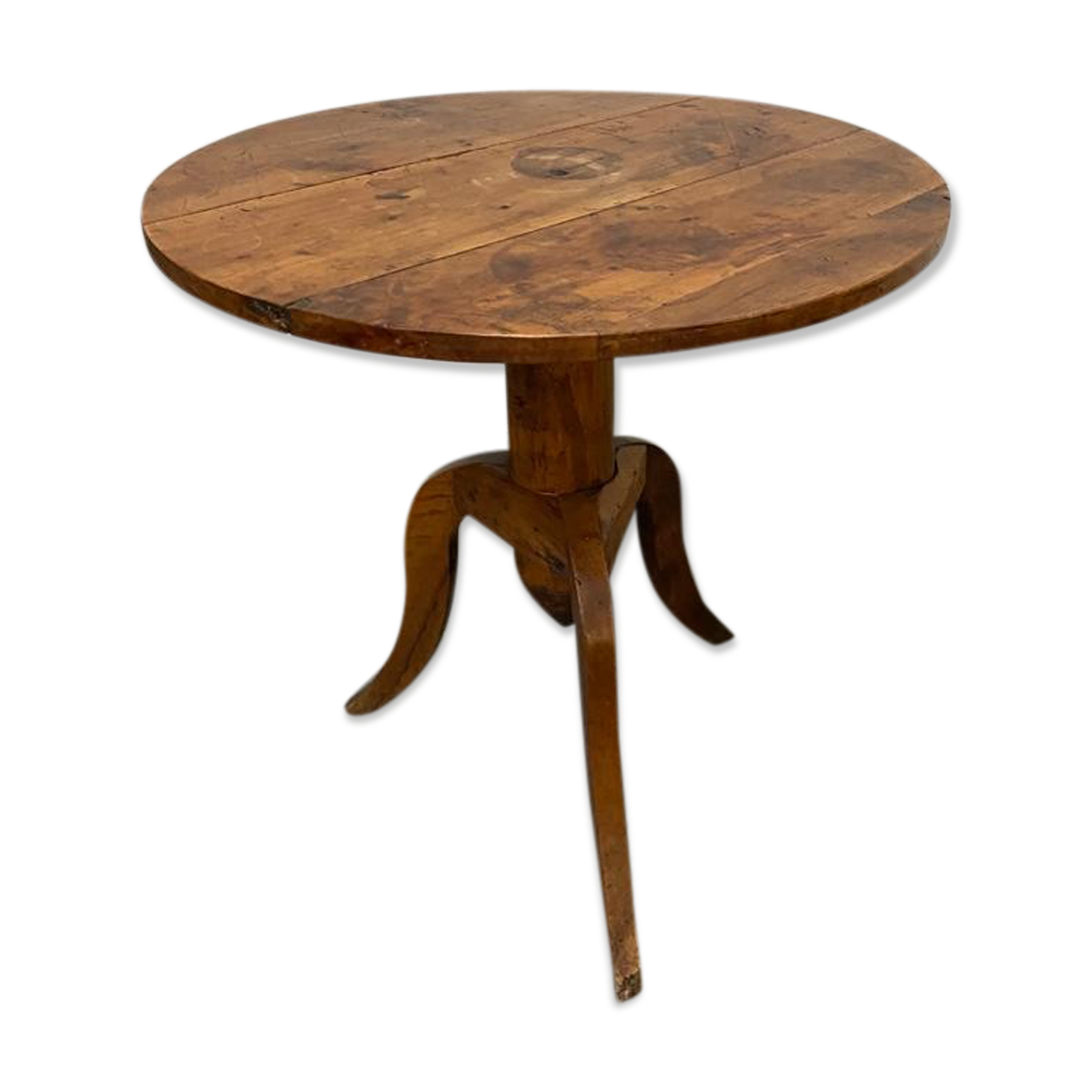 Ancient wooden side table