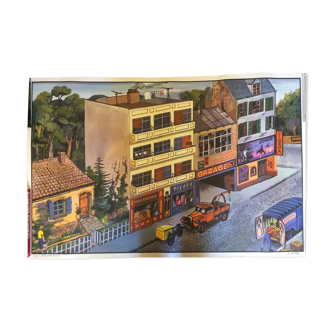 Displays "Street", Hachette 60x90cm