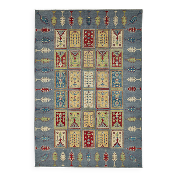 Turkish Handknotted Wool Oushak Rug 202 cm x 296 cm