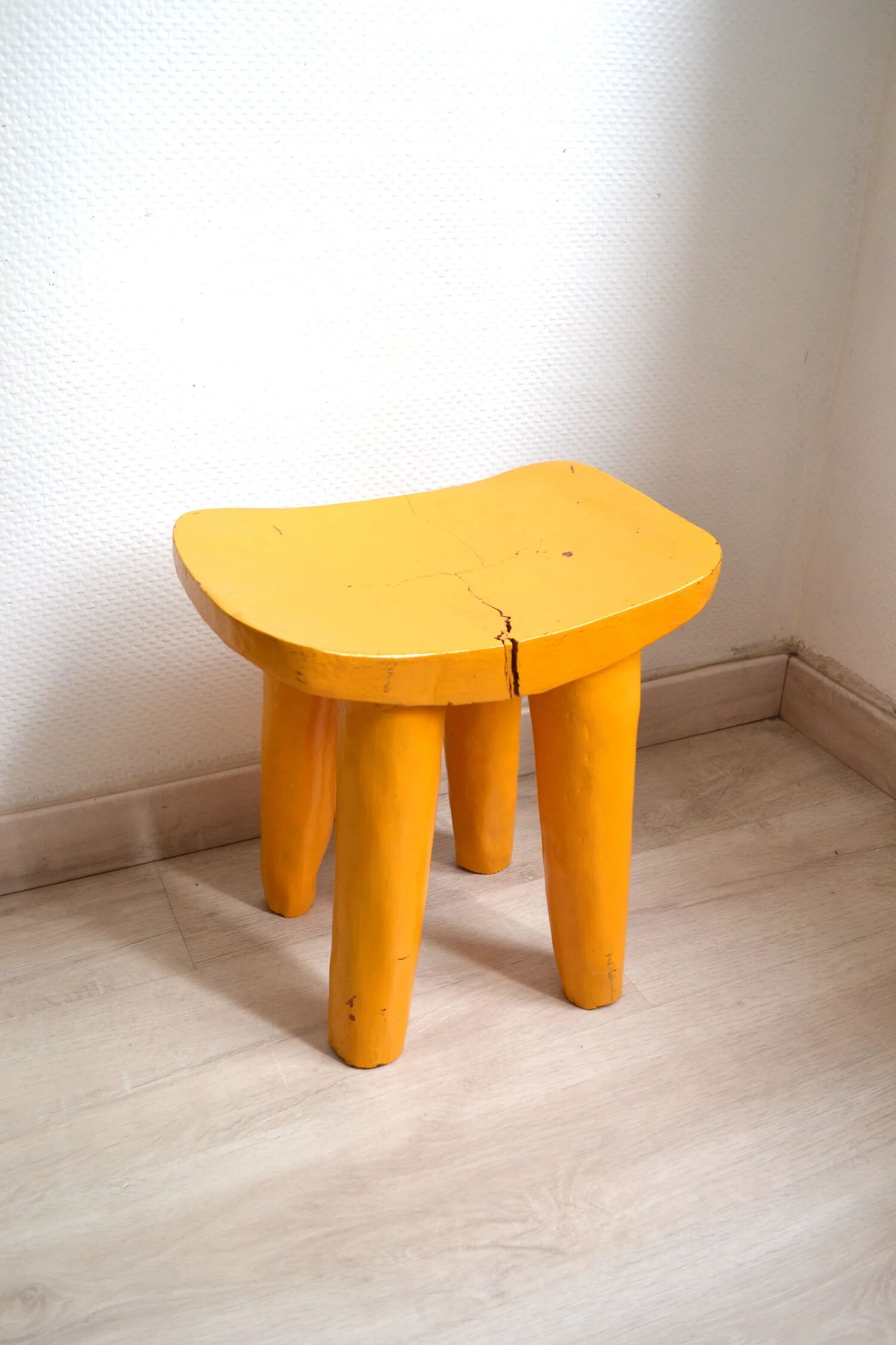 Yellow stool from Benin