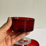 Glass of vintage champagne