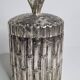 Mauro Manetti silver-plated metal ice bucket with bamboo decoration, Italy, 1970s