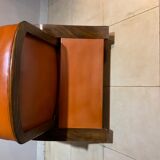 Leather rocking chair