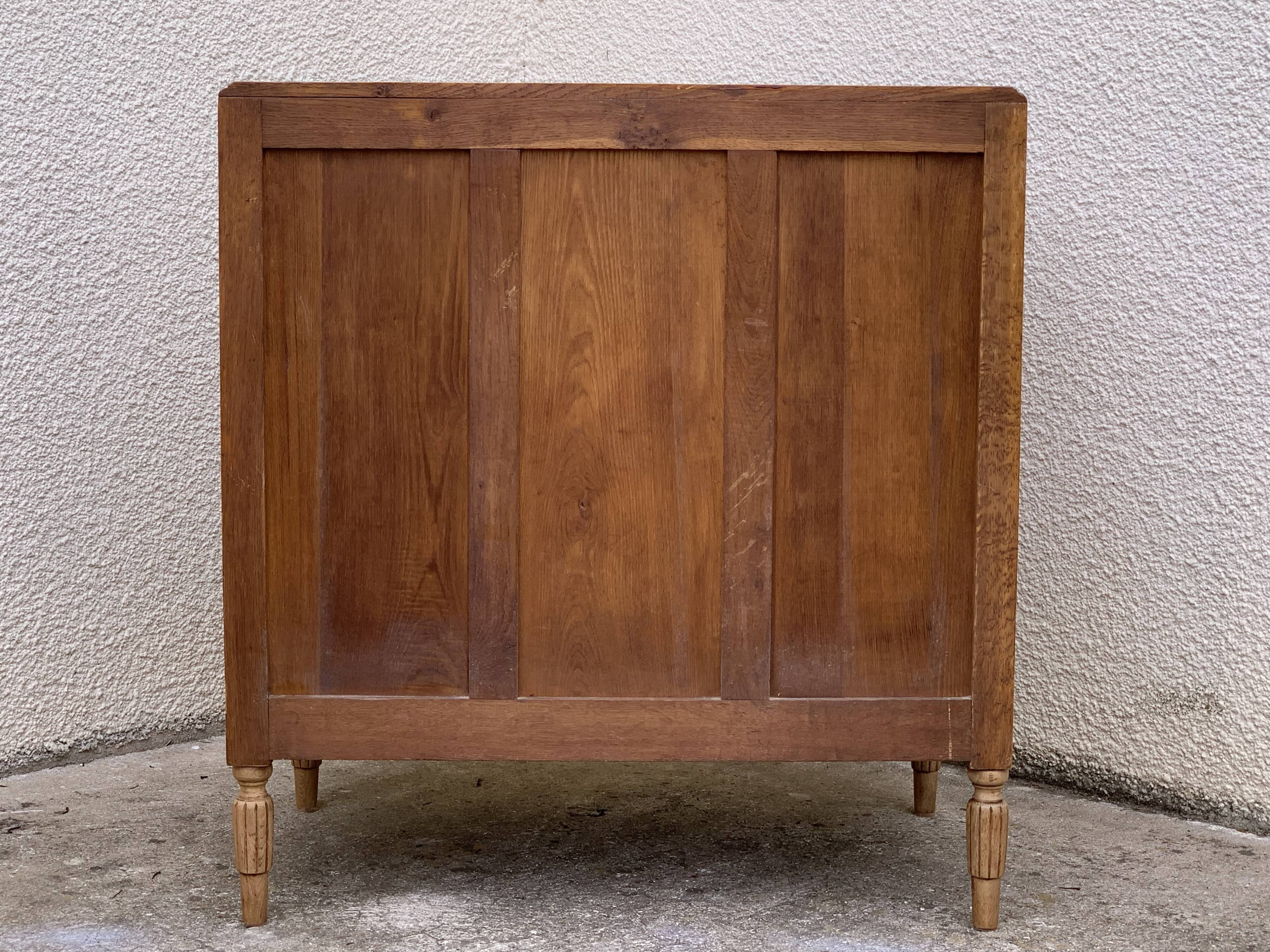 Commode Art déco chêne massif 1920