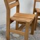 Pair of vintage 1970 "Maison Regain" chairs for the Les Arcs 1600 station.