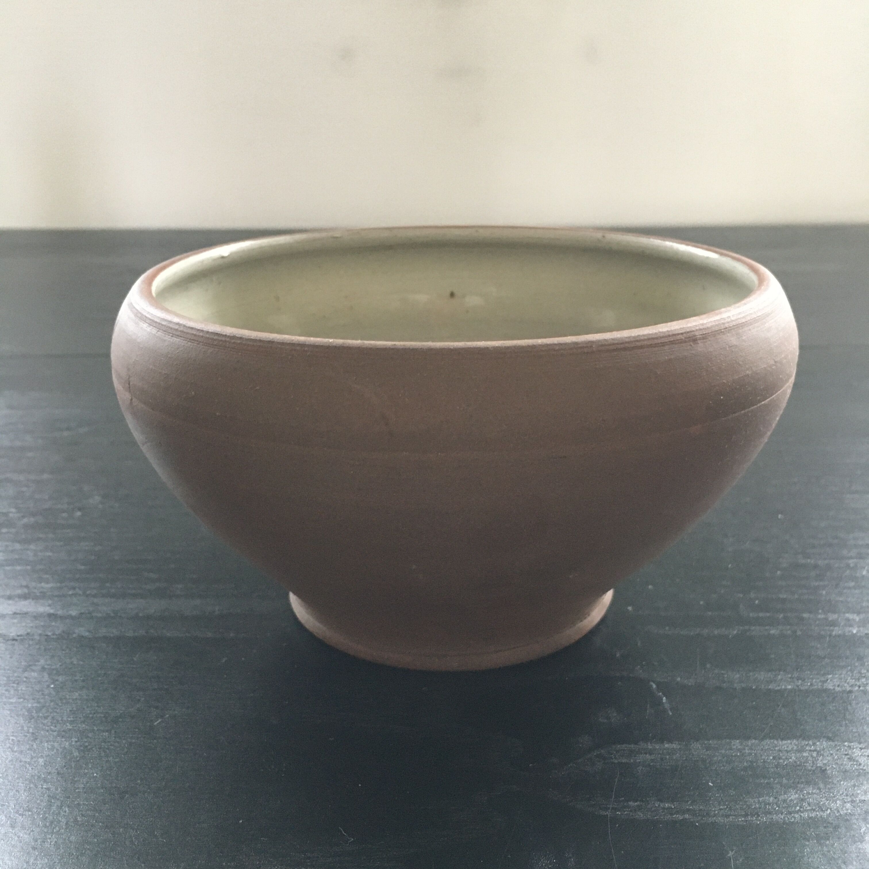 Jatte brune intérieur émaillé