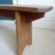 Massive late 1960s teak bench