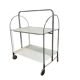 Vintage chrome folding bar/side table