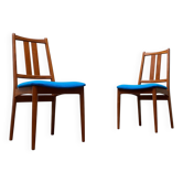 Ensemble de chaises danoises en teck du milieu du siècle avec nouveaux coussins Kvadrat Hallingdal, années 1960