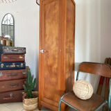 Vintage wood wardrobe