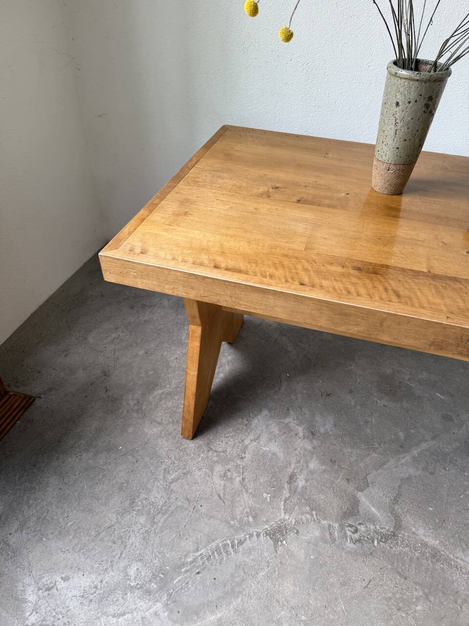 1950s beech mountain furniture table