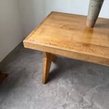 Table, mobilier de montagne en hêtre, 1950