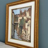 Gouache signed Pierre Eugène Montézin (20th century)