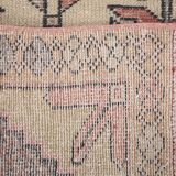 Tapis oriental persan vintage terracotta