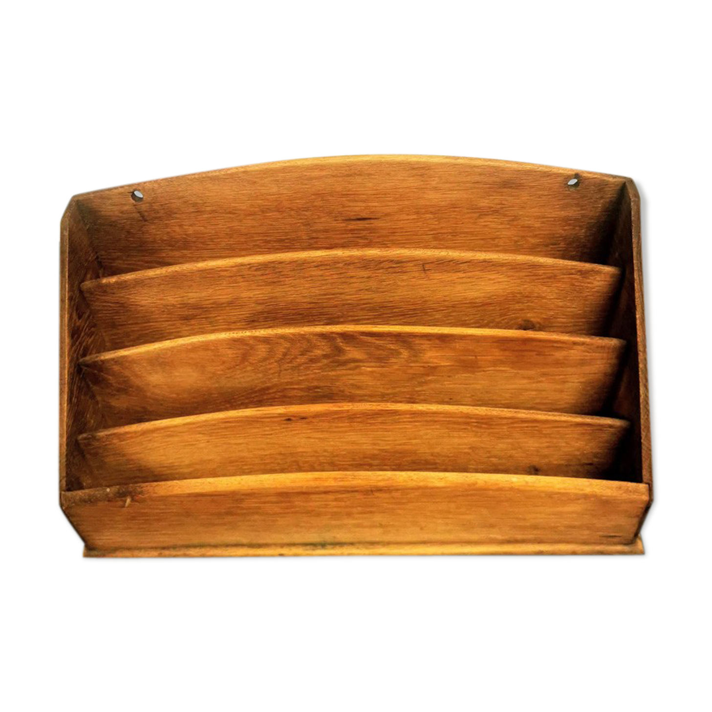 Wooden mail sorter