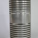 Table lamp cylindrical steel openwork modernist Italy early 70s
