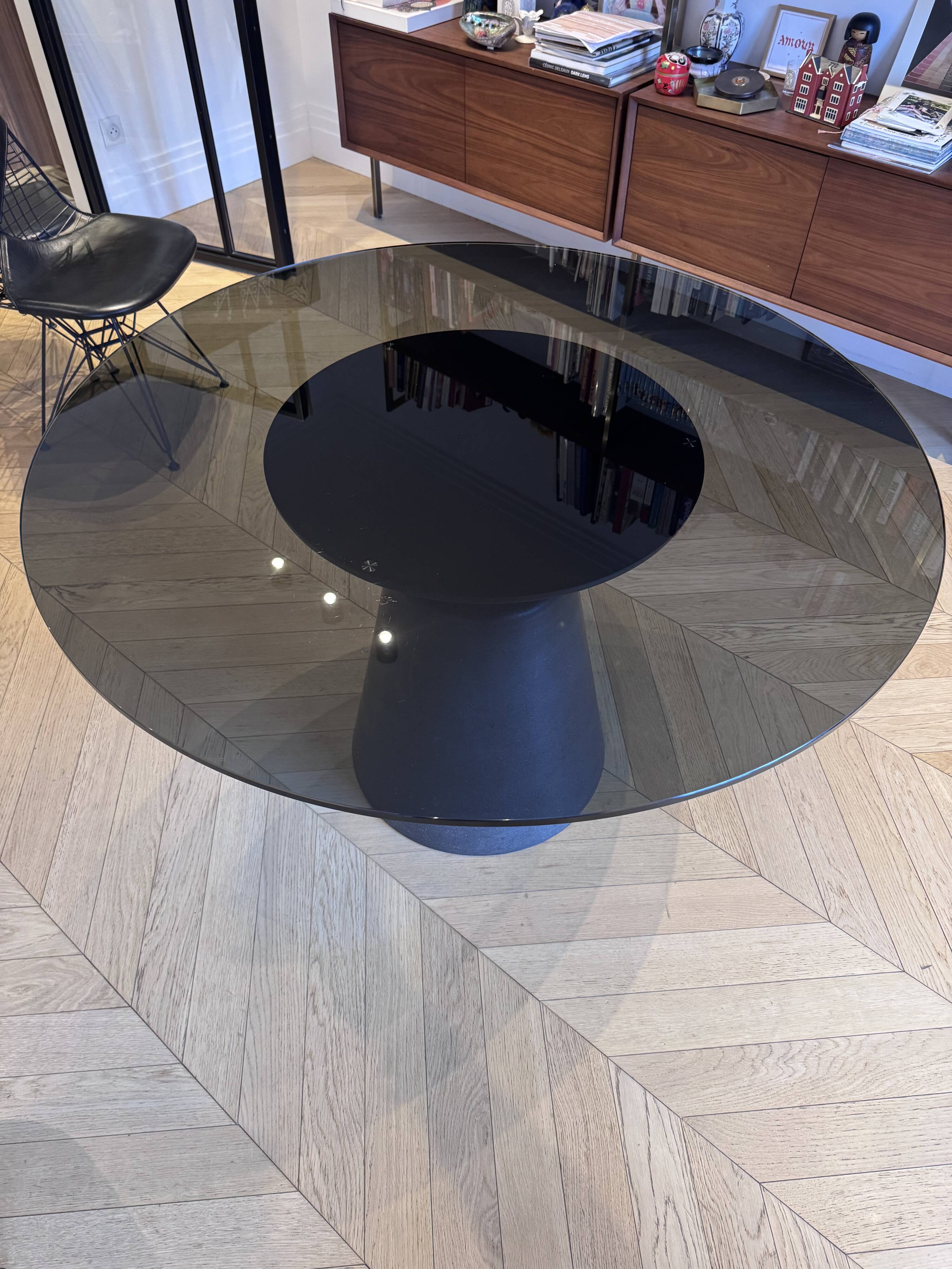 Rock table mdr italia jean marie massaud 120cm
