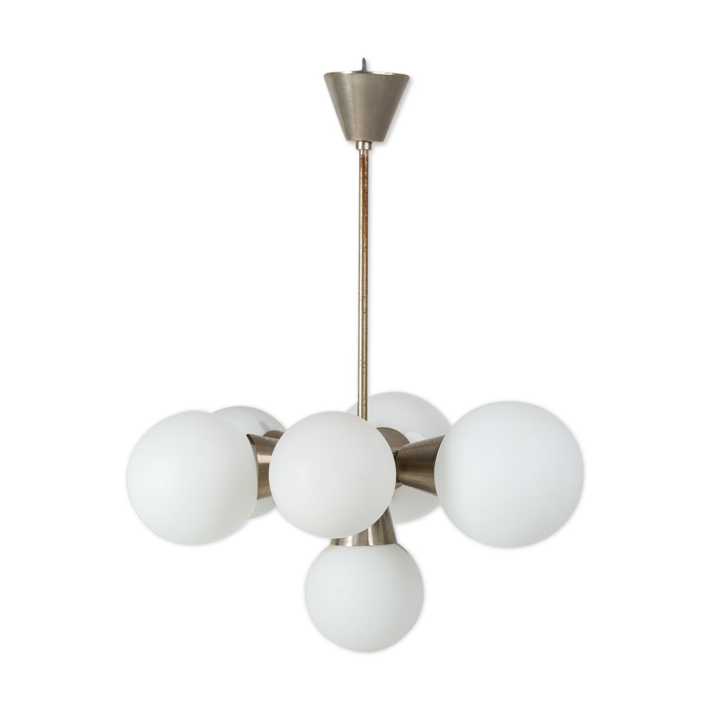 Pendant lamp from Kamenický Šenov, 1960s