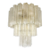 Italian Murano Glass Flush Mount with “Tronchi” Design