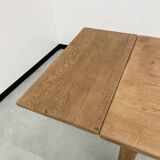 Oak farmhouse table 120cm + 200cm extensions