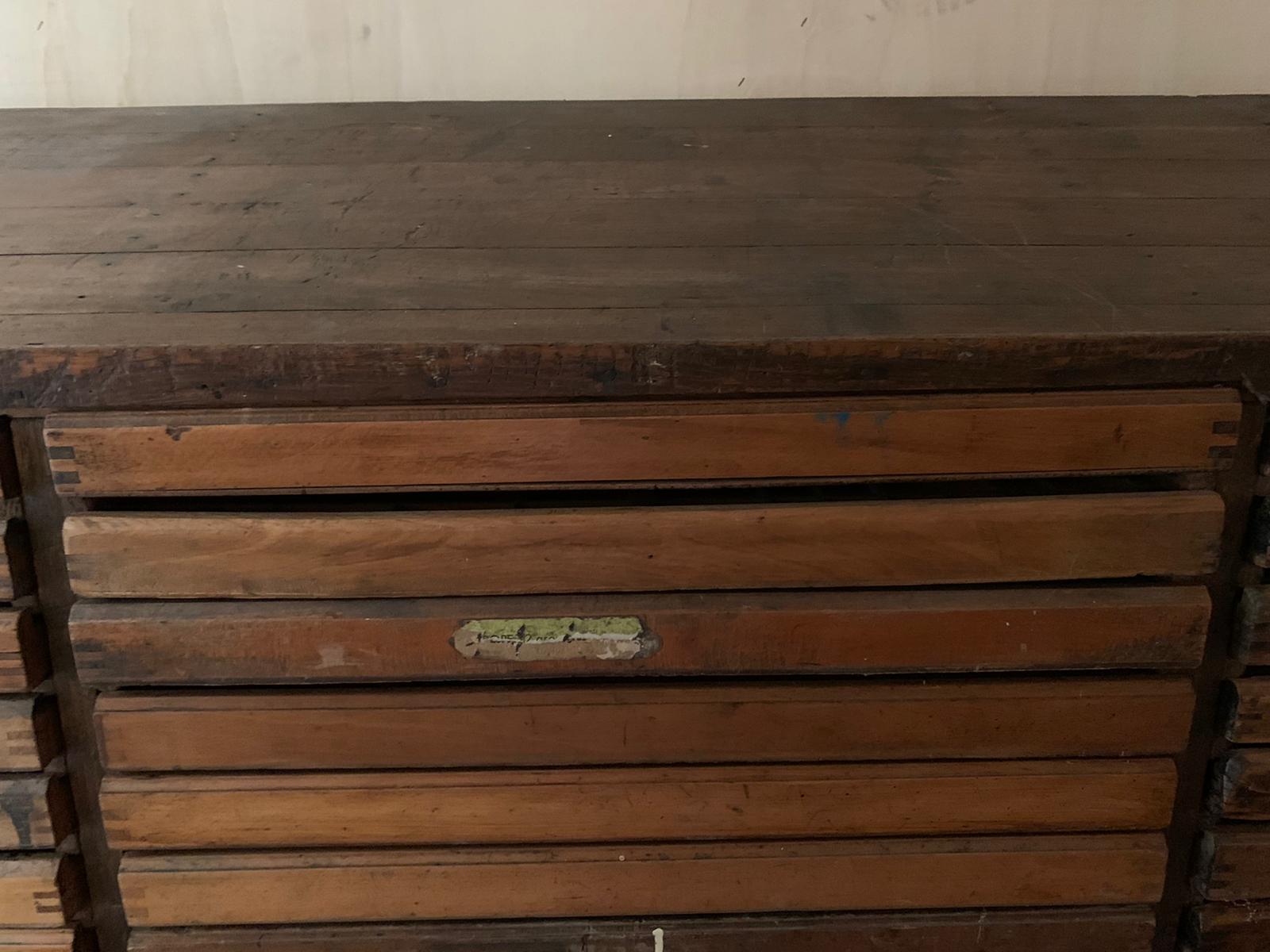 Printing cabinet 54 drawers