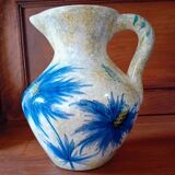 Blue Thistle Pitcher