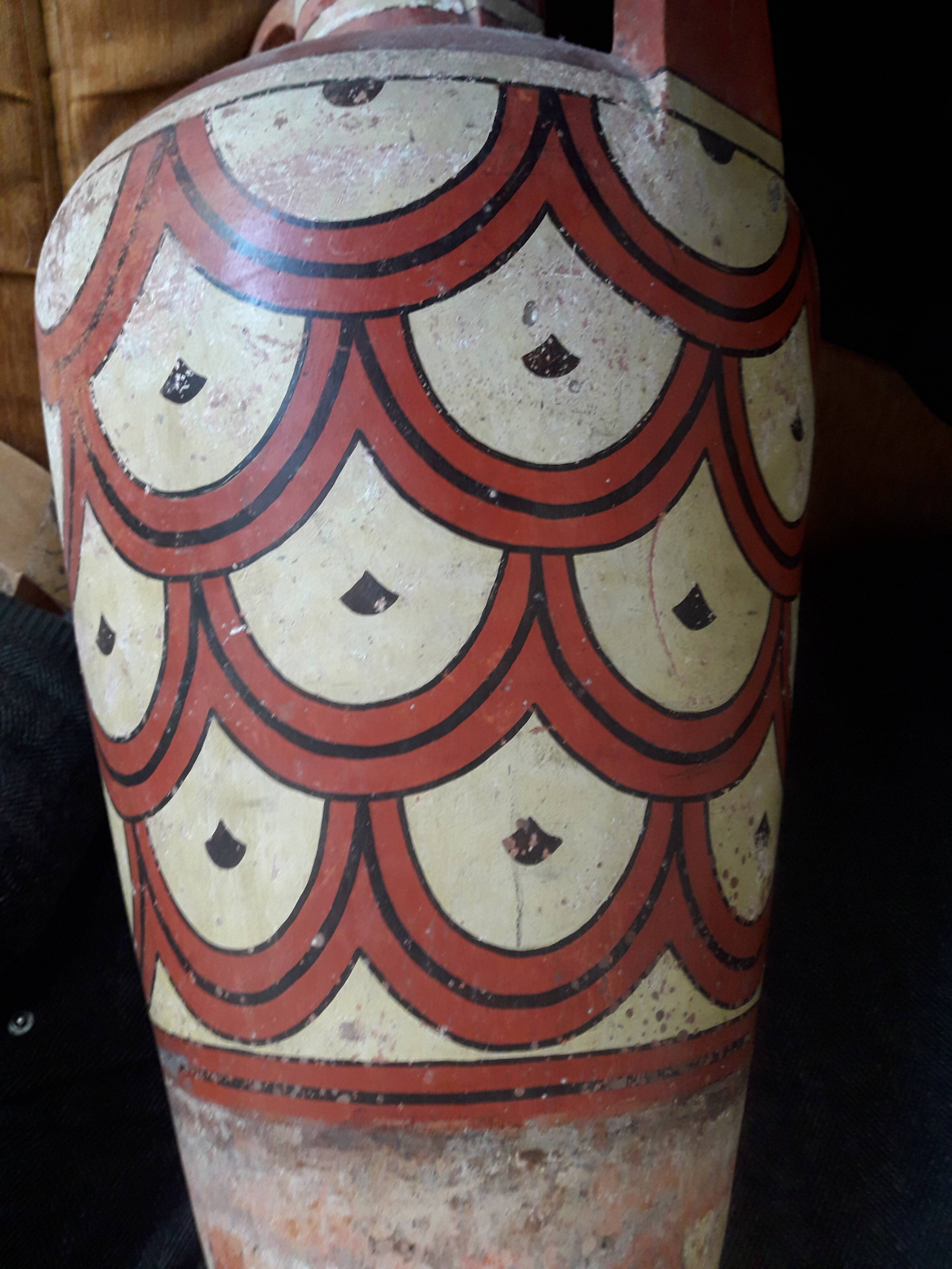 Large ancient amphora Nabeul Tunisia – handmade ceramics – 78 cm
