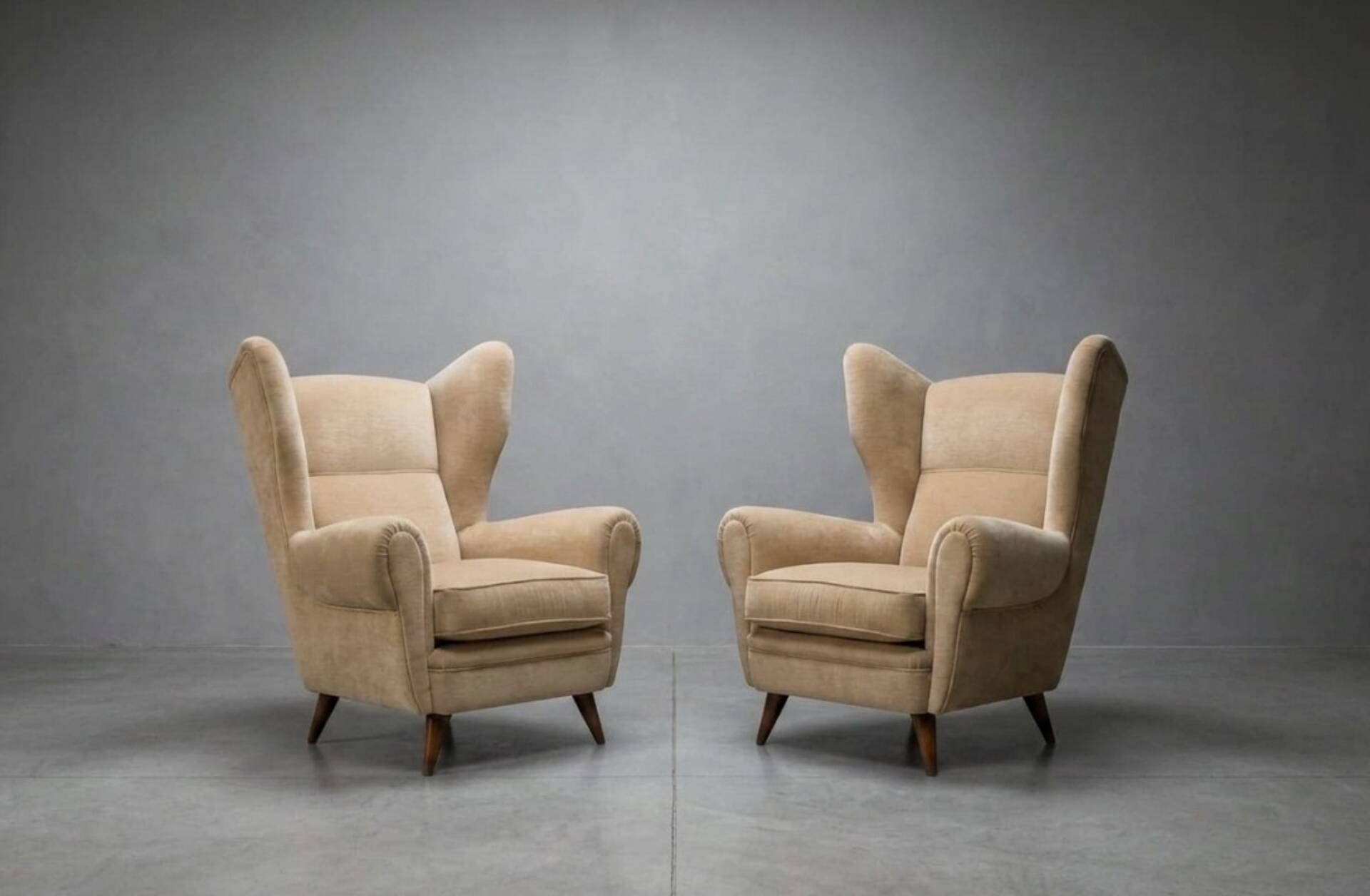 Set of 2 Mid-Century Armchair, Italy, circa 1950