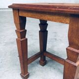 Set of Dutch Art Deco S Handle Stools, 1930s