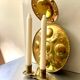 Large Antique  Brass Wall Candle holder  Sconce  height 35 cm