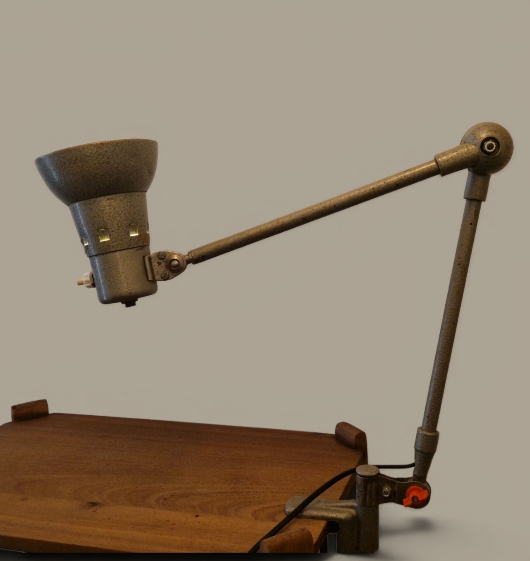Vintage industrial architect lamp lumina – 1950s/60s