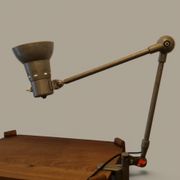 Vintage industrial architect lamp lumina – 1950s/60s