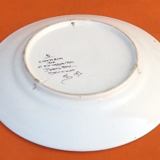 Polychrome ceramic plate Estrela De Conimbriga Portugal