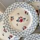 Set of 8 flat plates Digoin Sarreguemines 30s 40s